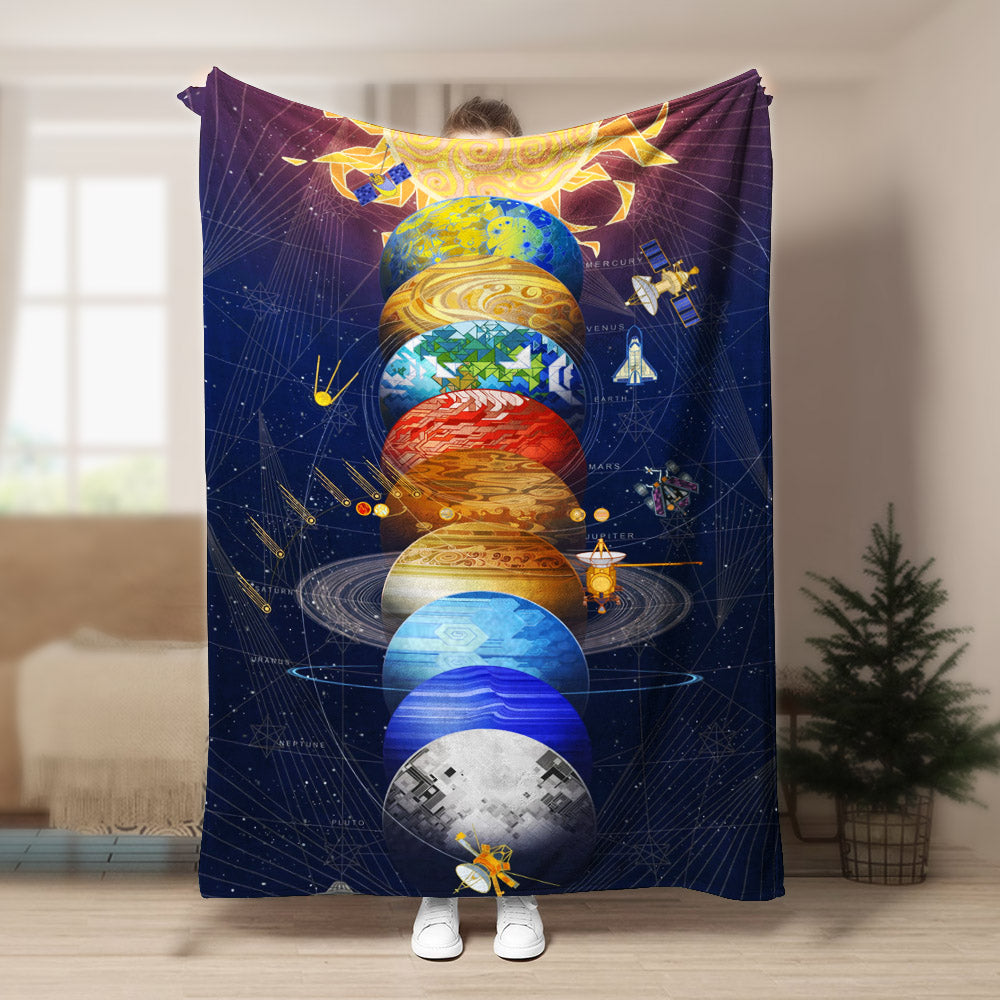 Universe DD070995F Sherpa Fleece Blanket