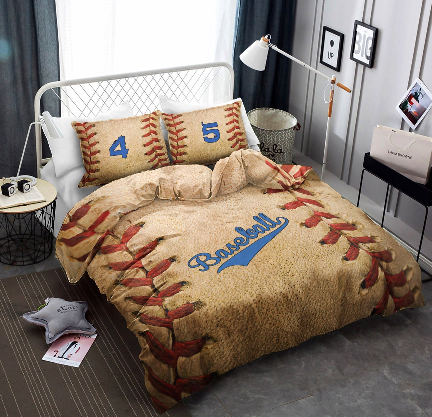 Vintage Baseball CLM220715B Bedding Sets