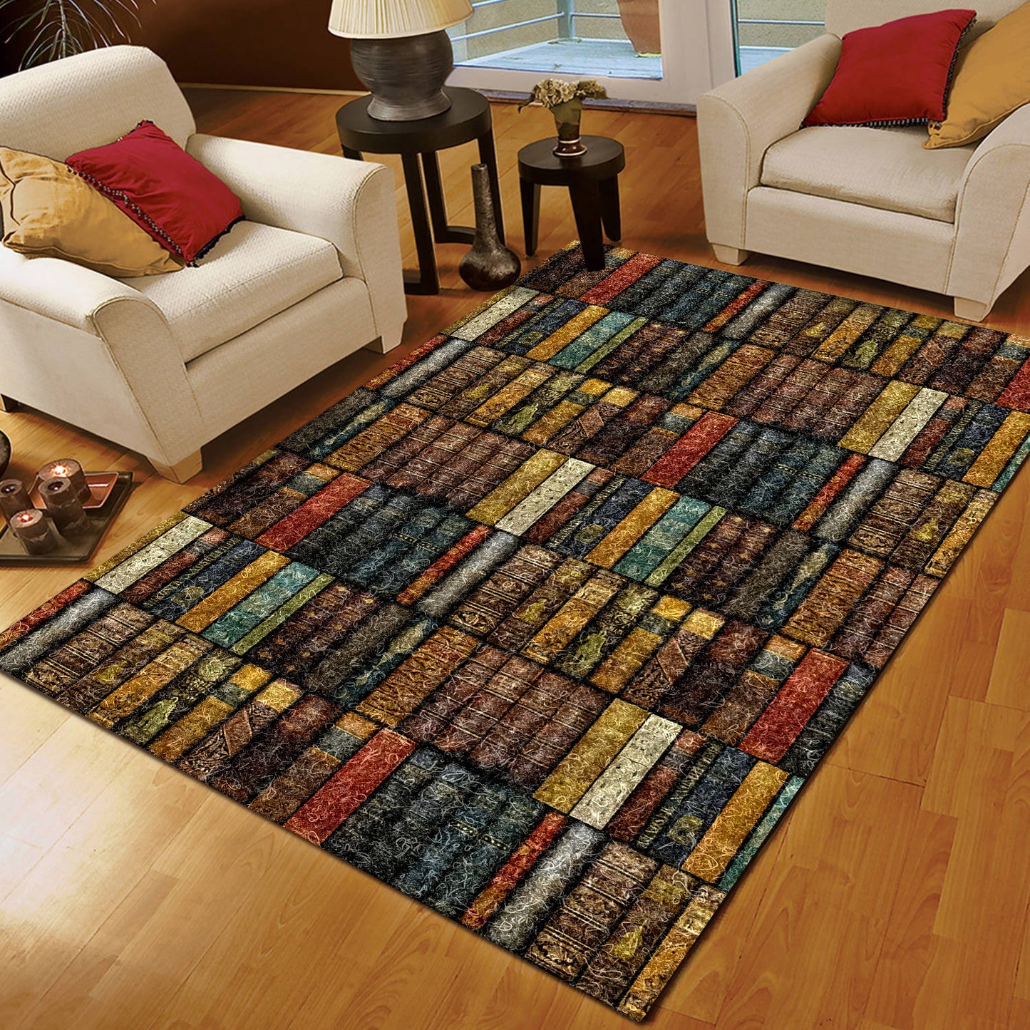 Vintage Book CLM190805TM Rug