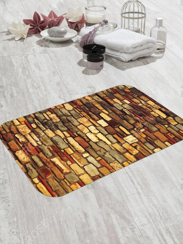 Vintage Brick Pattern CLH0710123D Non-slip Door mats