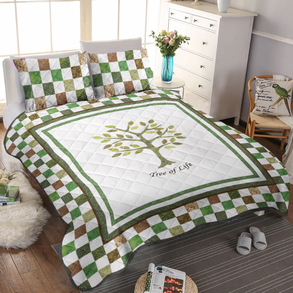 Vintage Tree Of Life CLM0411415B Quilt Bedding Set