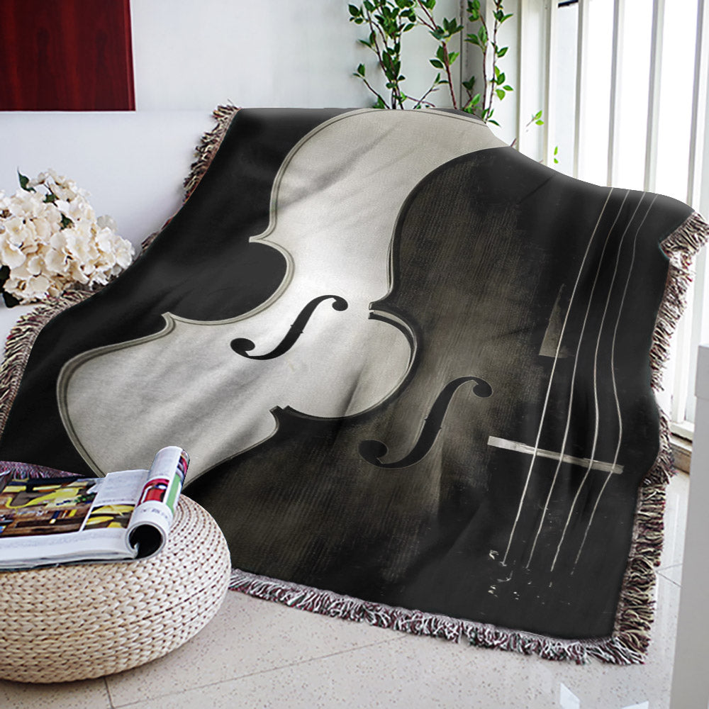 Violin HT1710152S Throw Blankets For Sofa Charming Favor