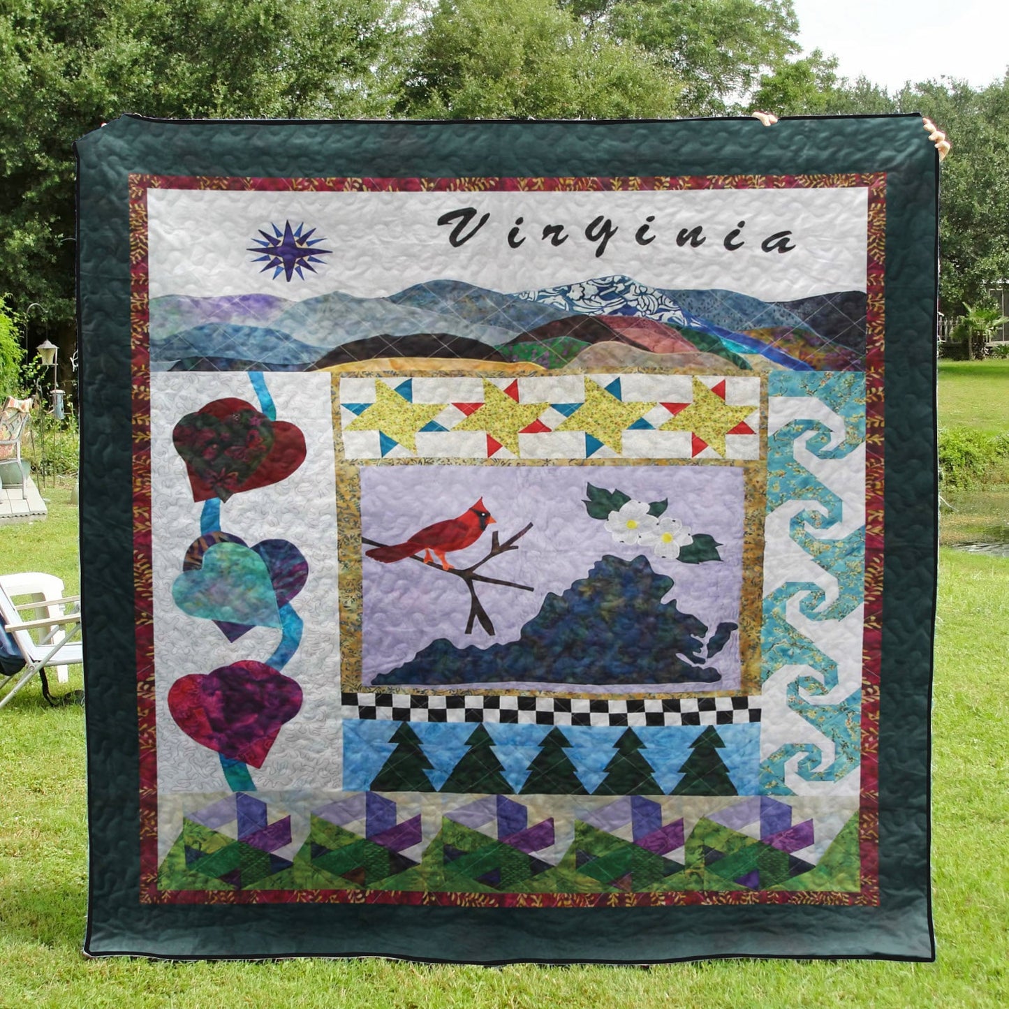 Virginia CLA3011020Q Quilt Blanket