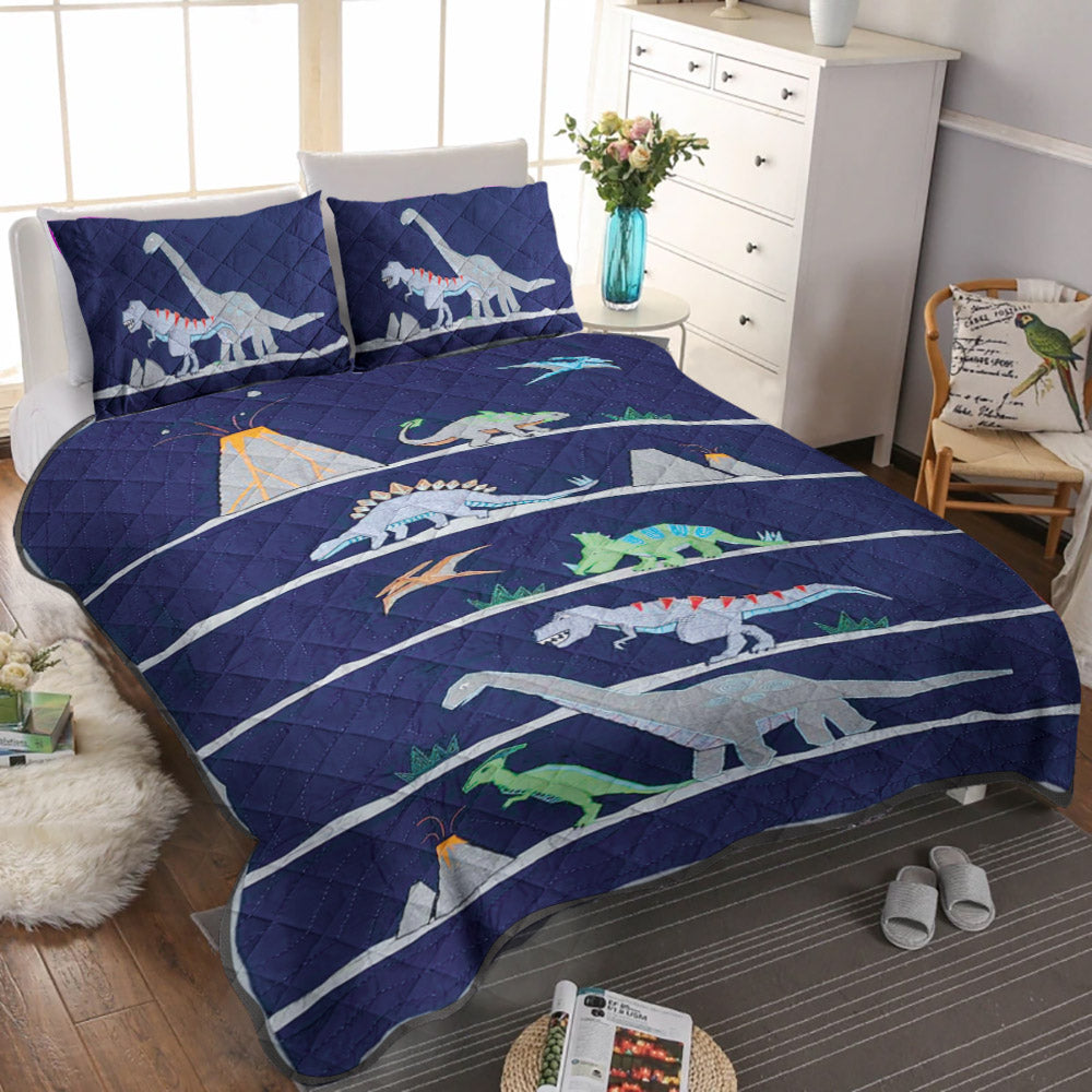 Warren Dinosaur CLH0510373B Quilt Bedding Set