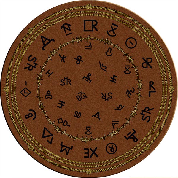 Western Brands Dark CLM1910119TM Round Area Rug