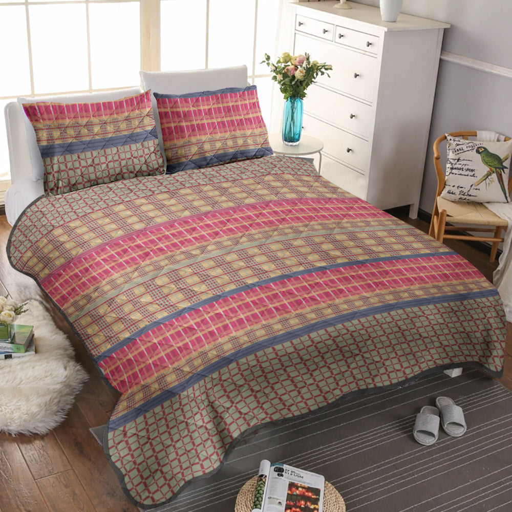 Western Plaid CLM0811142B Quilt Bedding Set