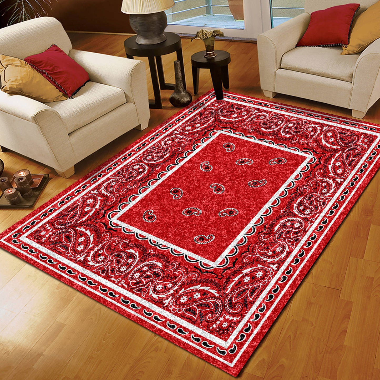 Western Red Bandana CLA2110001R Rug