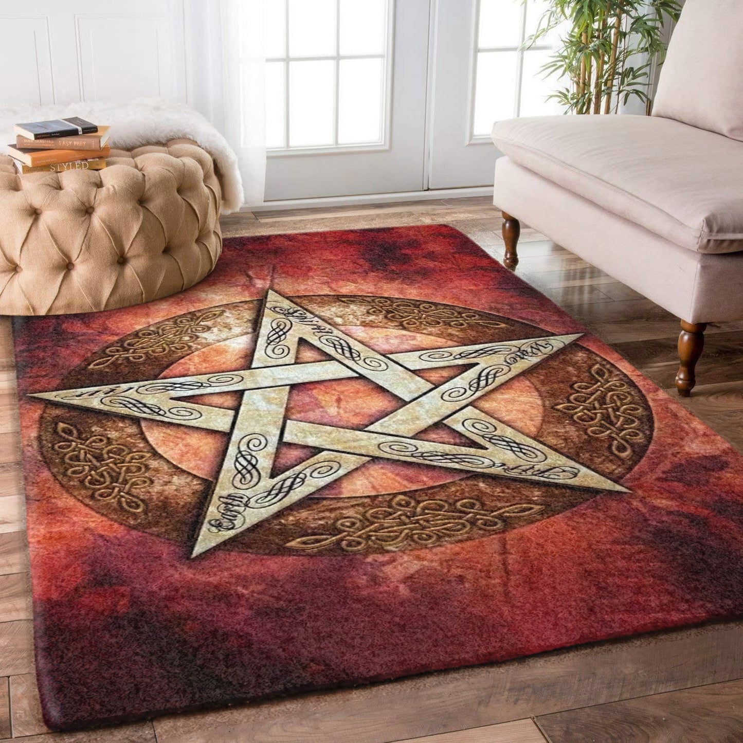 Wicca Pentagram NN1110175M Rug