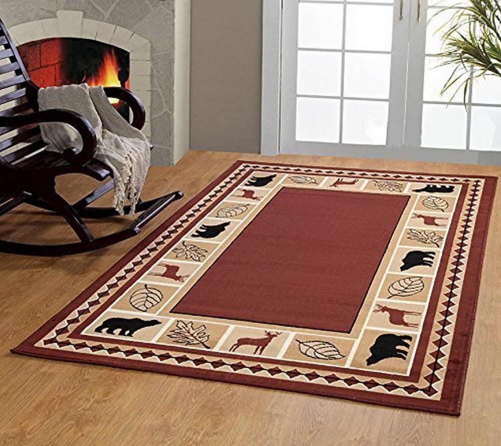Wildlife Bear Moose CLM0310288M Rug