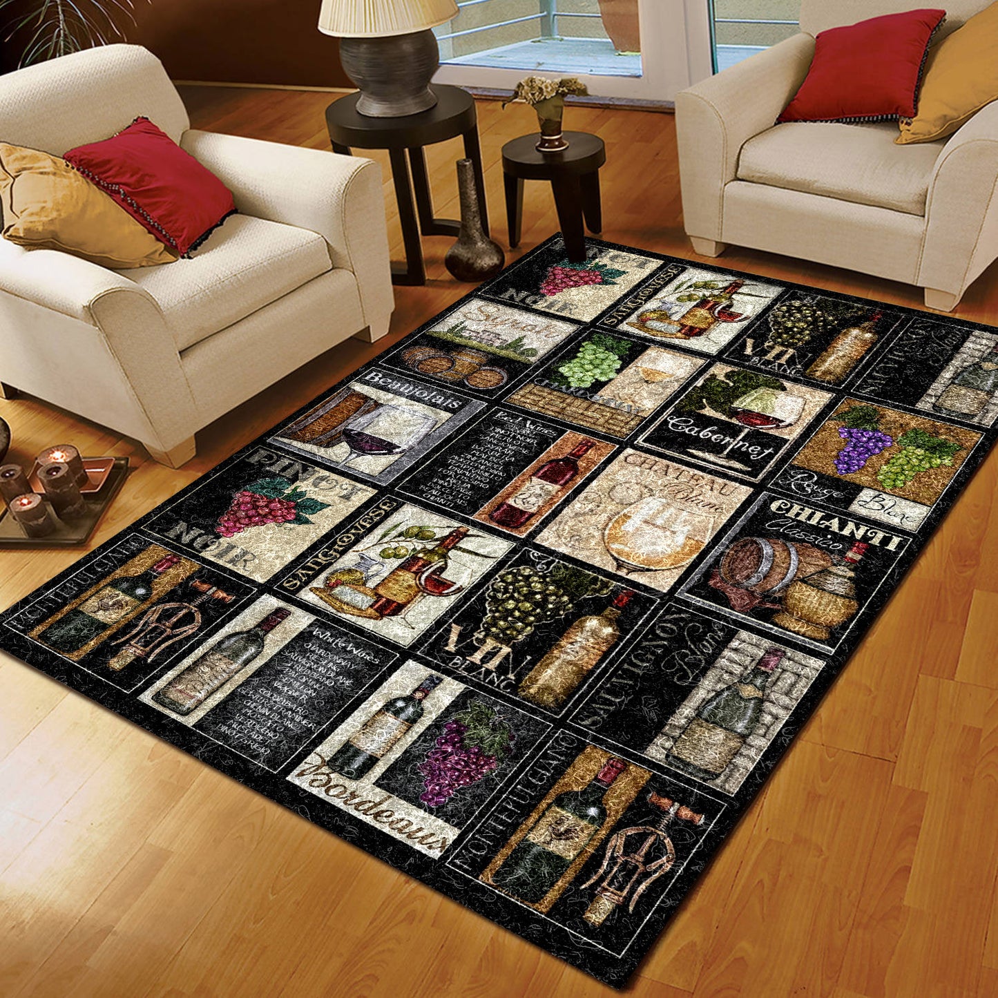 Wine From Around The World CLM190802TM Rug