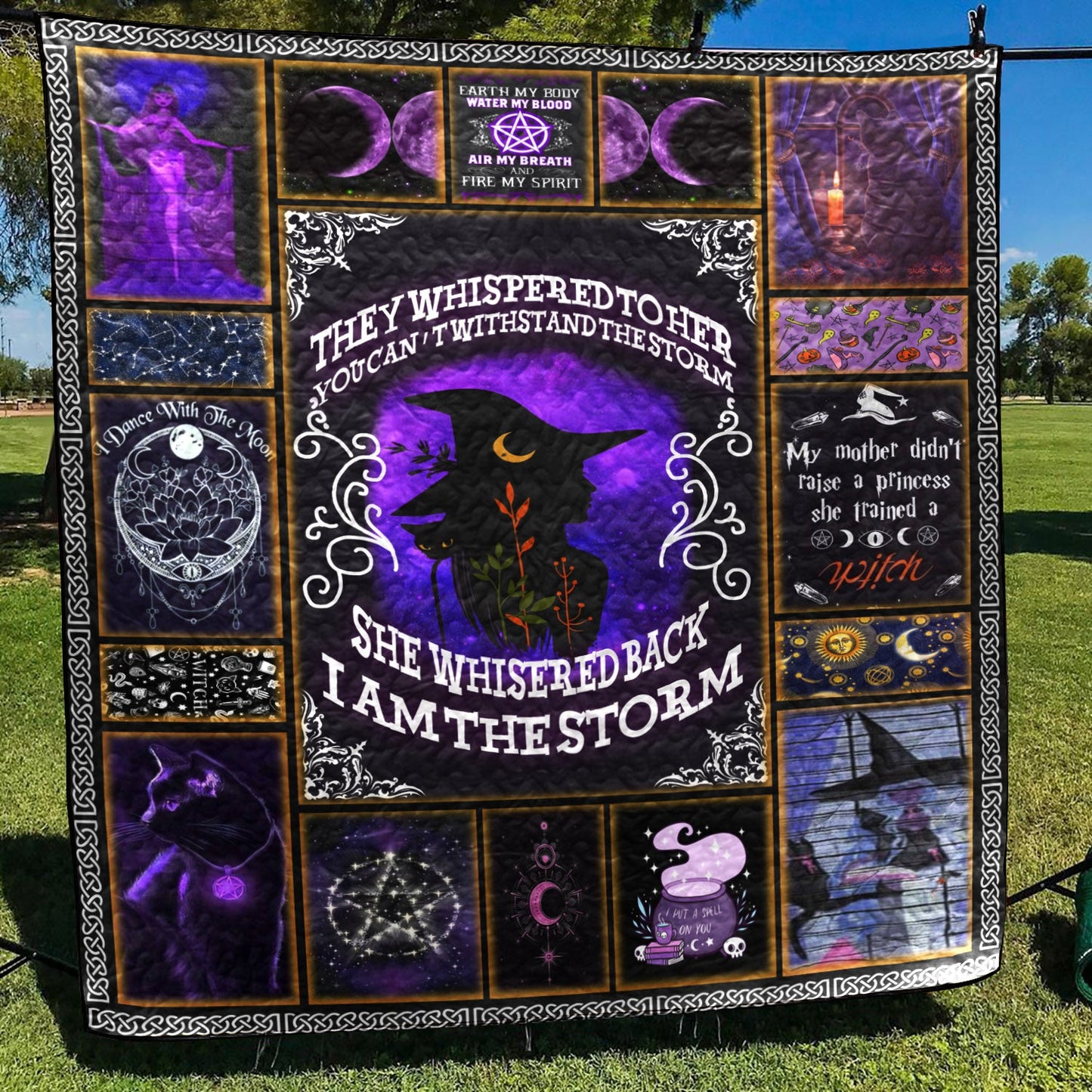 Witch CL15110304MDQ Quilt Blanket