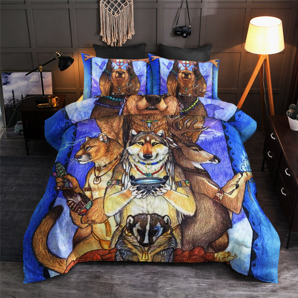 Wolf Native American BL040970B Bedding Sets