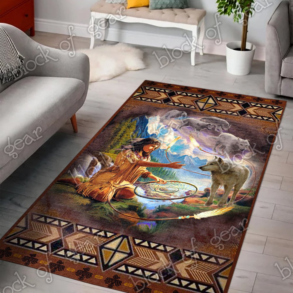 Wolf Native American CL300992MDR Rug