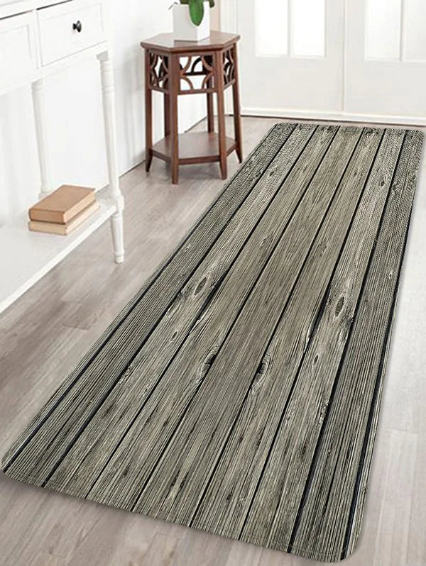 Wood Grain Pattern Water Absorption CLH0910311RU Runner Rug