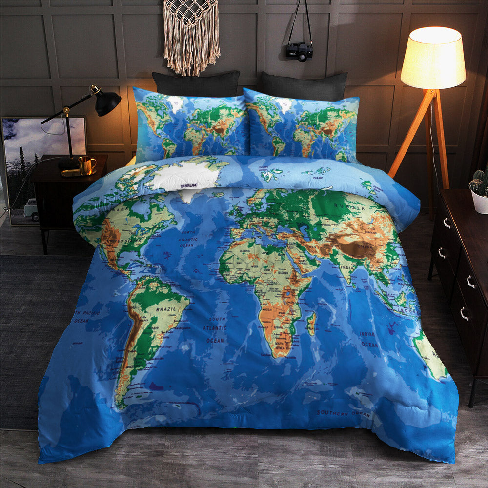 World Map CLA22101220B Bedding Sets