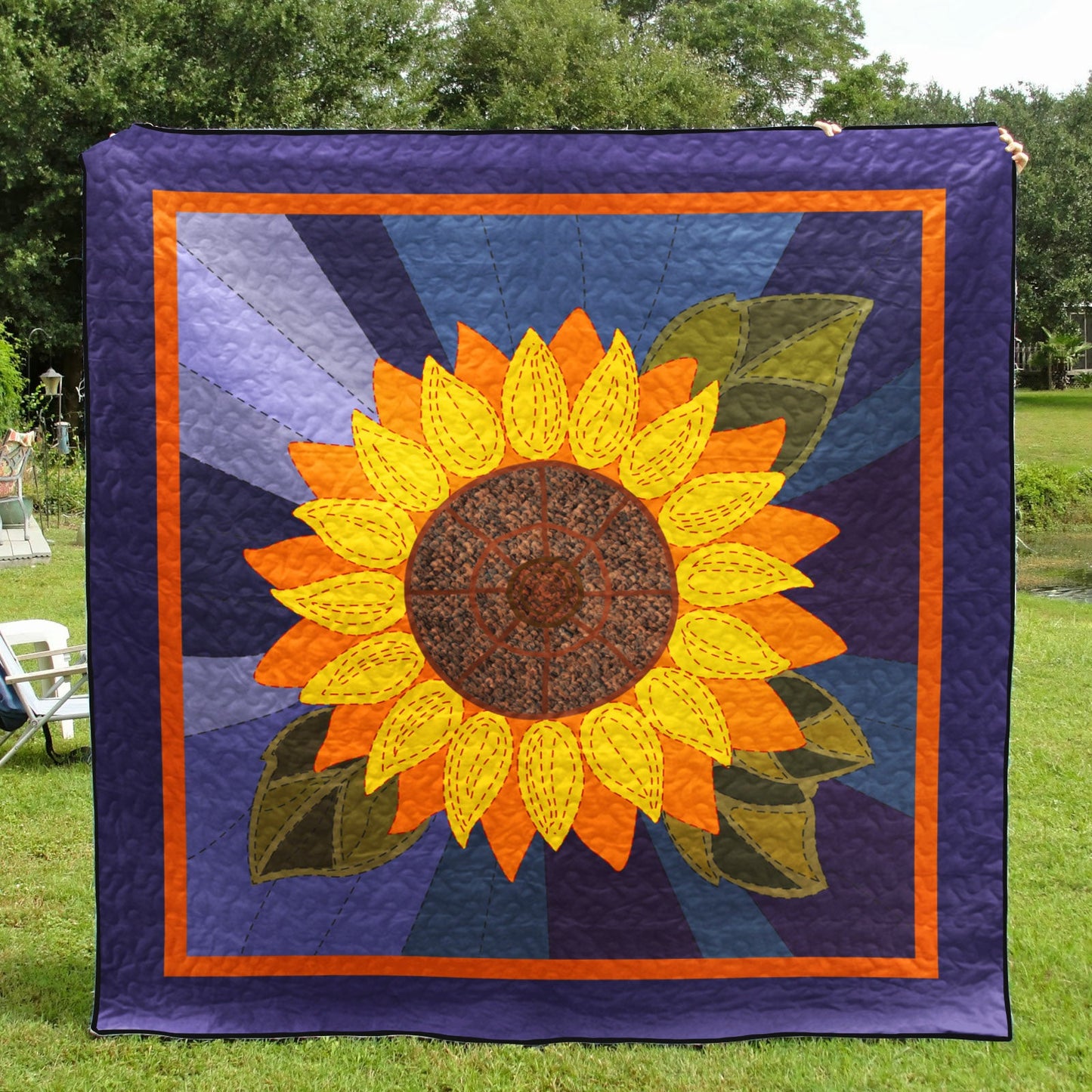 Sunflower CLM180636 Quilt Blanket