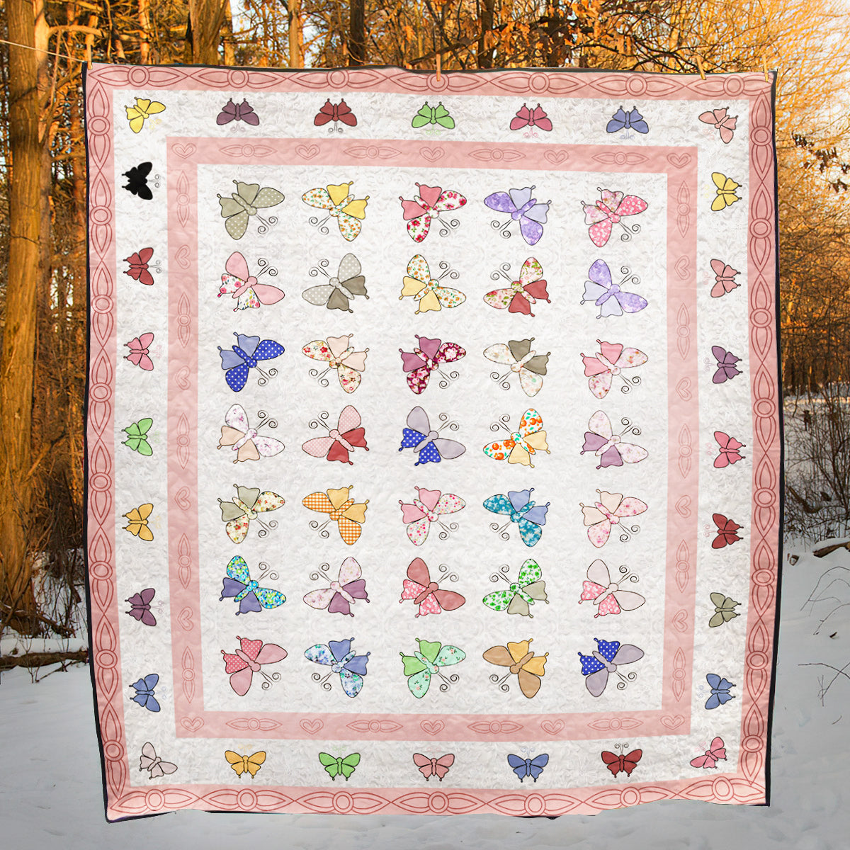 Butterfly CLM190617 Quilt Blanket