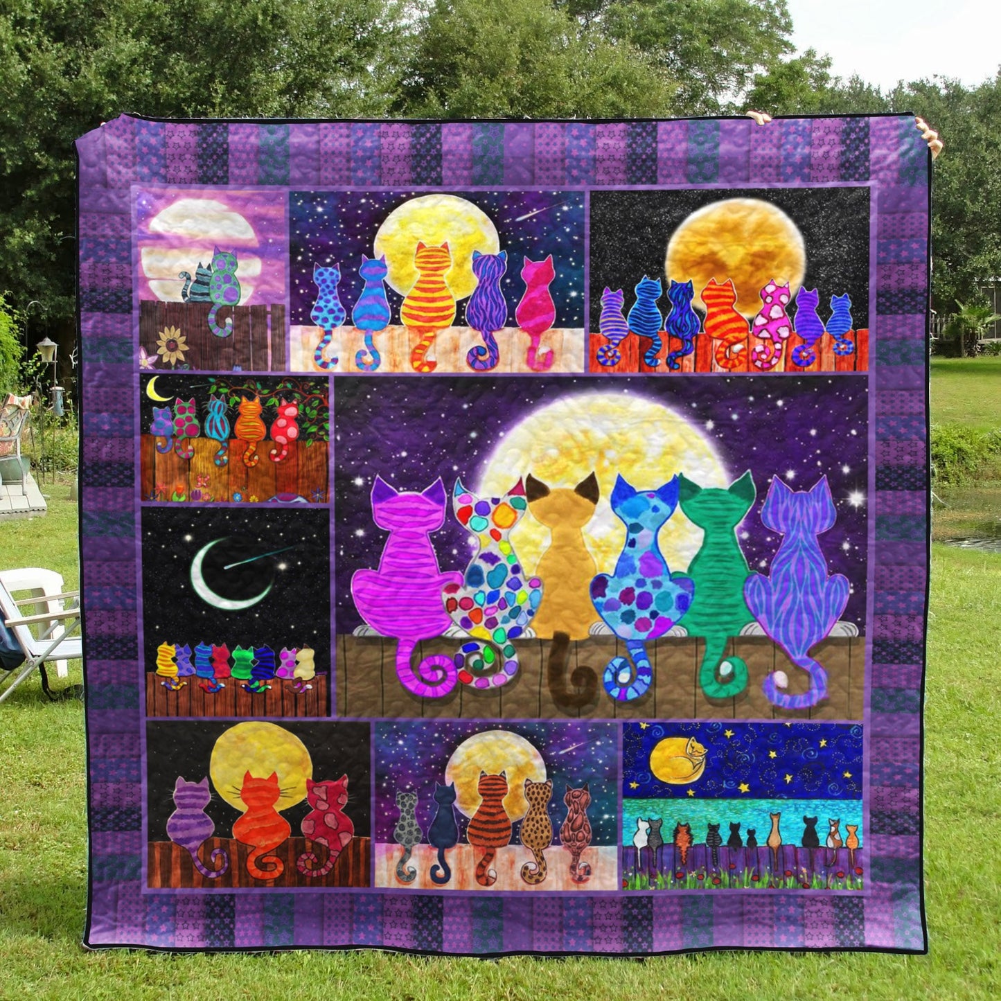 Cat VB130510 Quilt Blanket