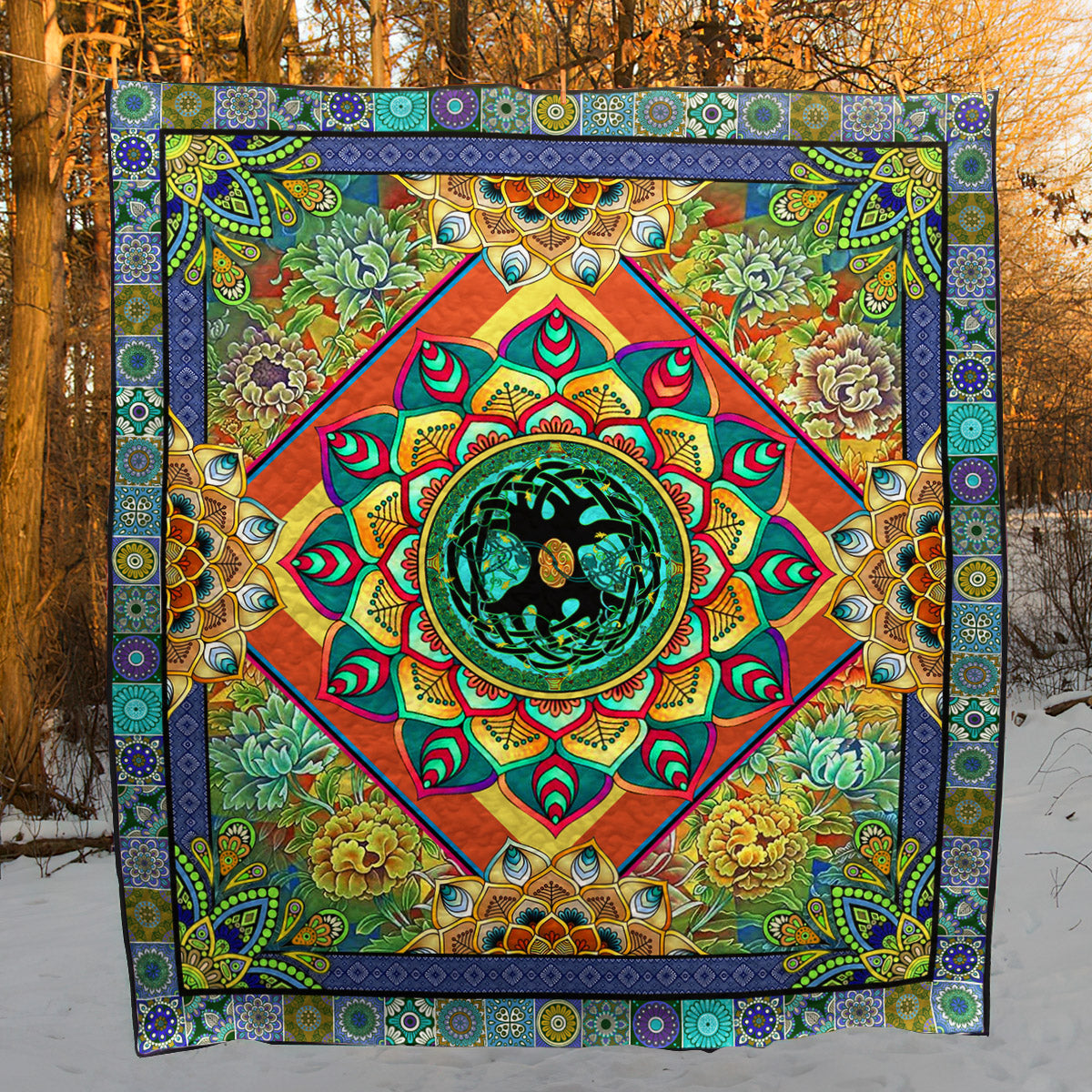 Mandala HM090529 Quilt Blanket