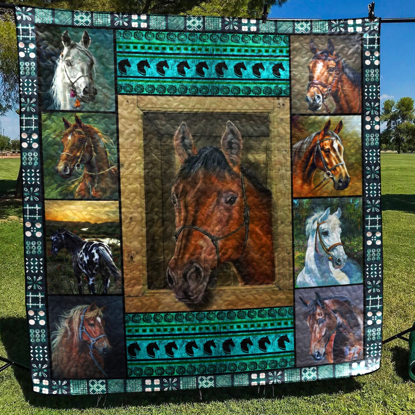 Horse MH110519 Quilt Blanket