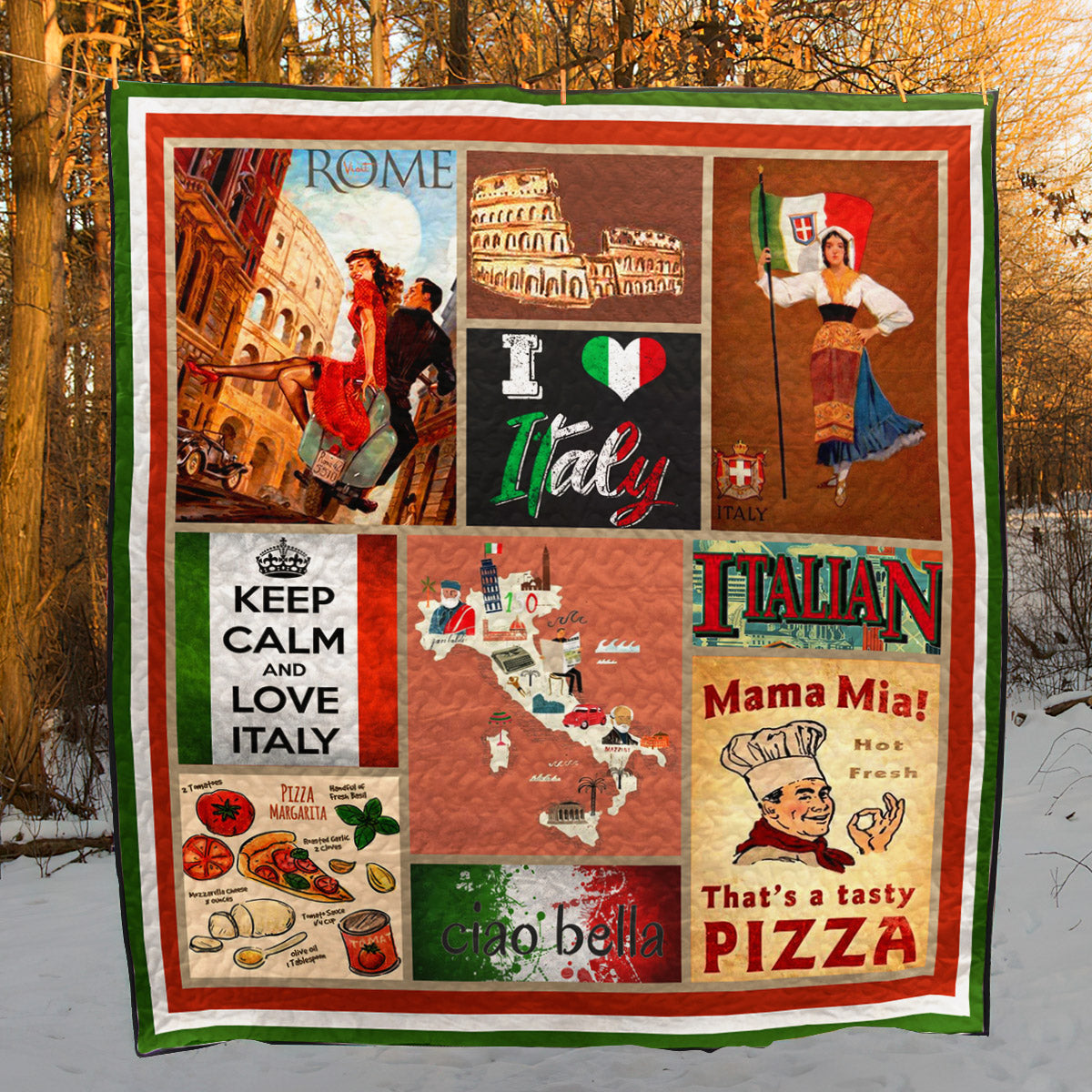 Italy BL070618 Quilt Blanket