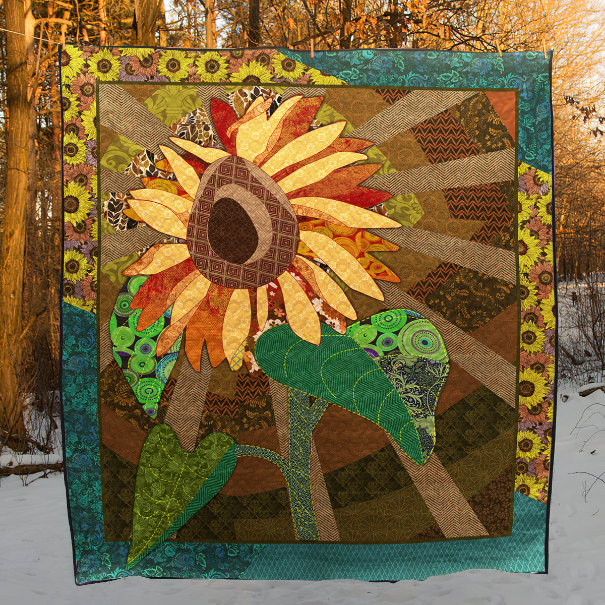 Sunflower TL210620 Quilt Blanket