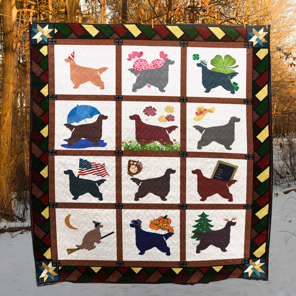 Gordon Setter TL300517 Quilt Blanket
