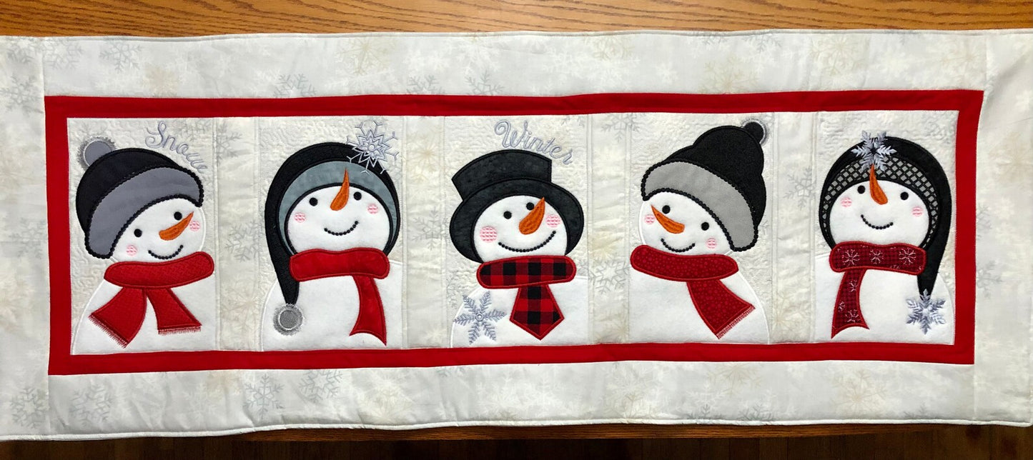 Snowman CLA150324076 Quilted Table Runner