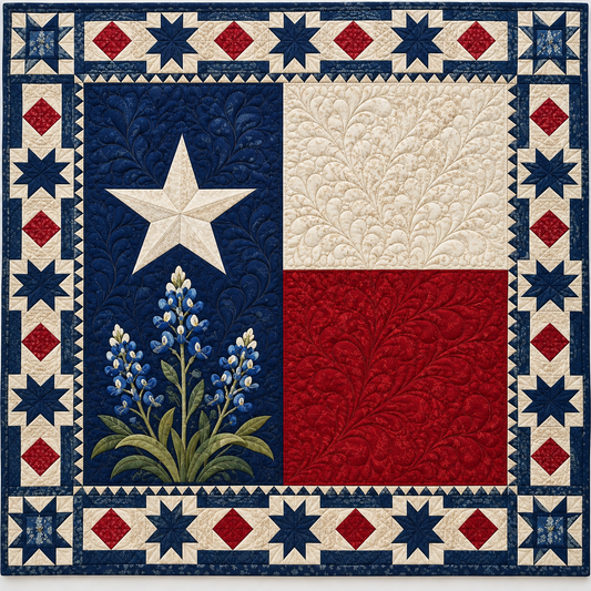 Texas Bluebonnet Pride TD141026526 Quilt Blanket