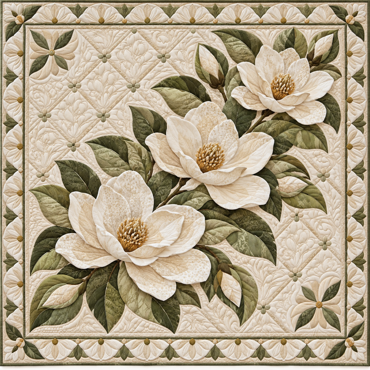 Magnolia Pearl Garden TD141026529 Quilt Blanket