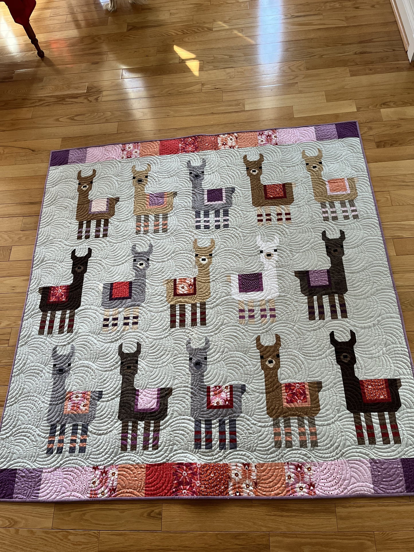 Llama CLDY040724120 Quilt Blanket