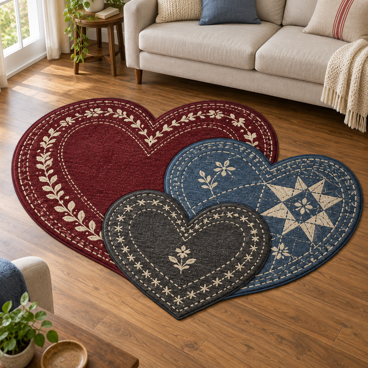 Hearts of Home TD131026035 Custom Shape Area Rug
