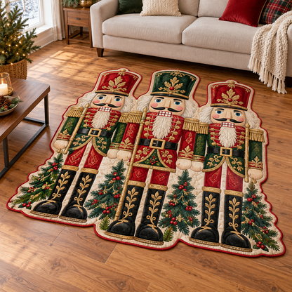 Royal Nutcracker Guards TD131026046 Custom Shape Area Rug