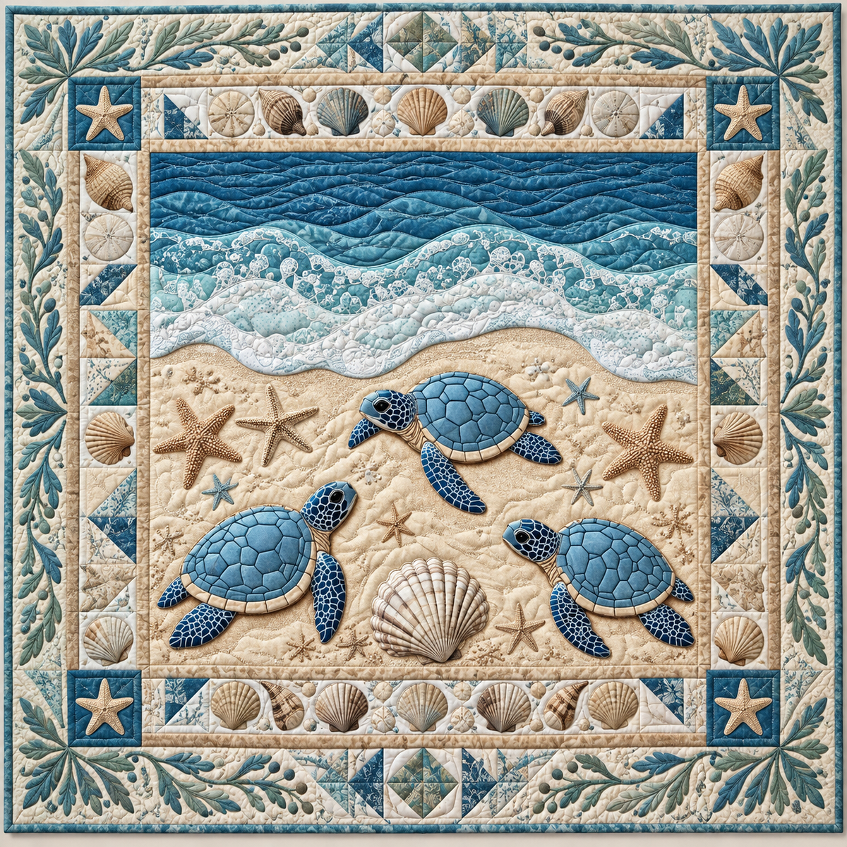 Turtle Tide TD141026557 Quilt Blanket