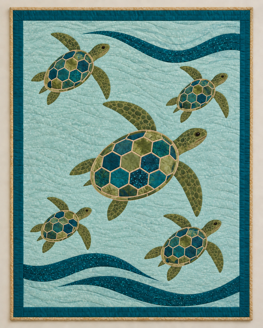 Turtle Tide TD101026020 Quilt Blanket