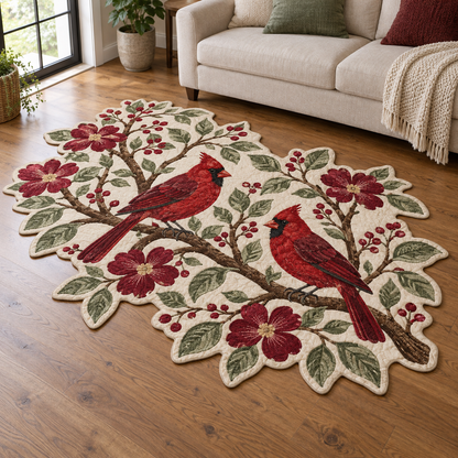 Cardinal Blossom Canopy TD131026071 Custom Shape Area Rug