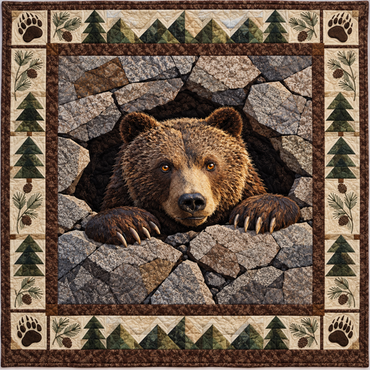 Bear Den Illusion TD141026574 Quilt Blanket