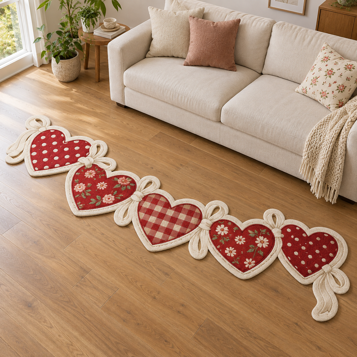 Red Heart Keepsake TD131026076 Custom Shape Area Rug