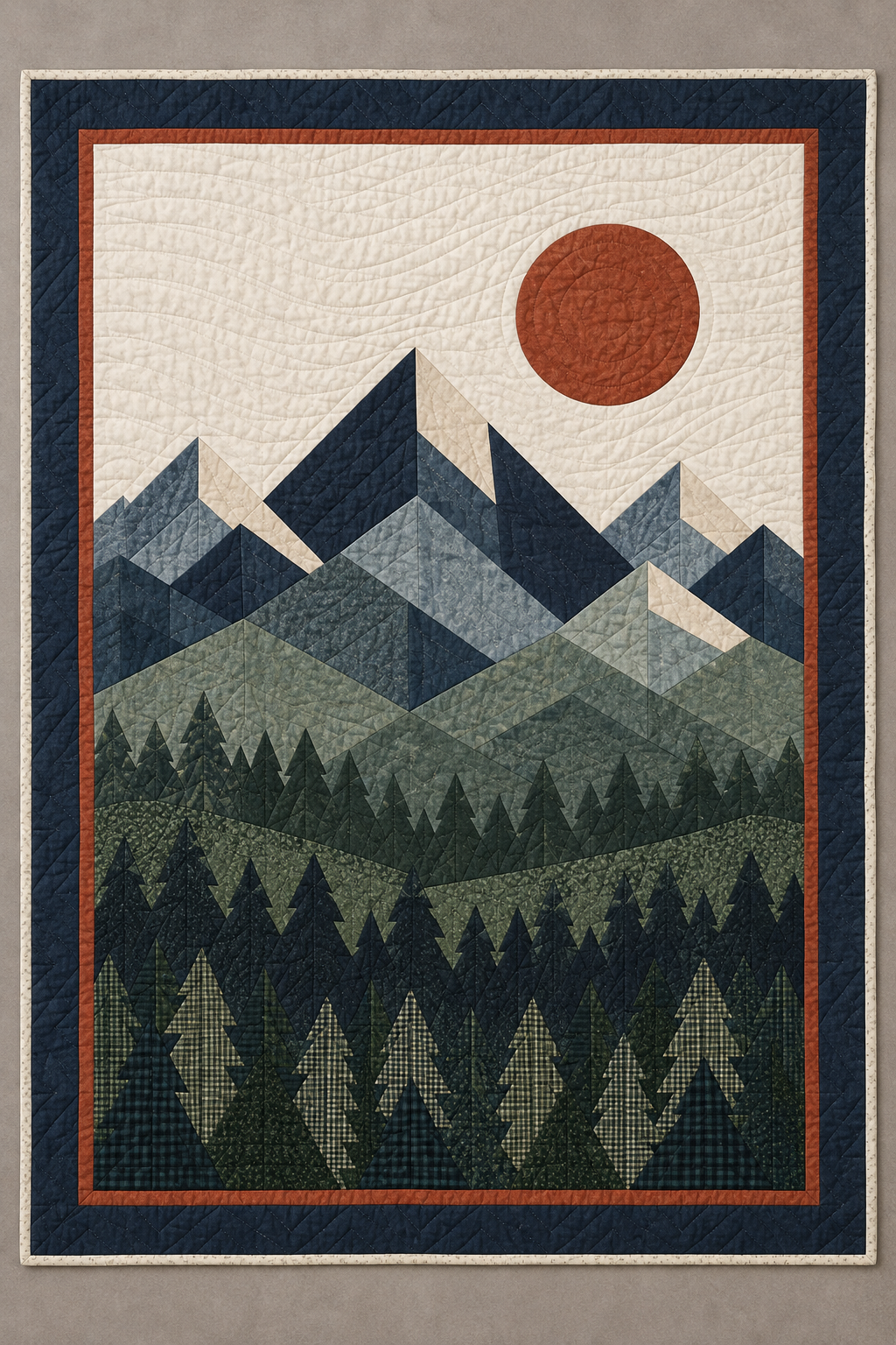 Mountain Sunrise TD101026064 Quilt Blanket