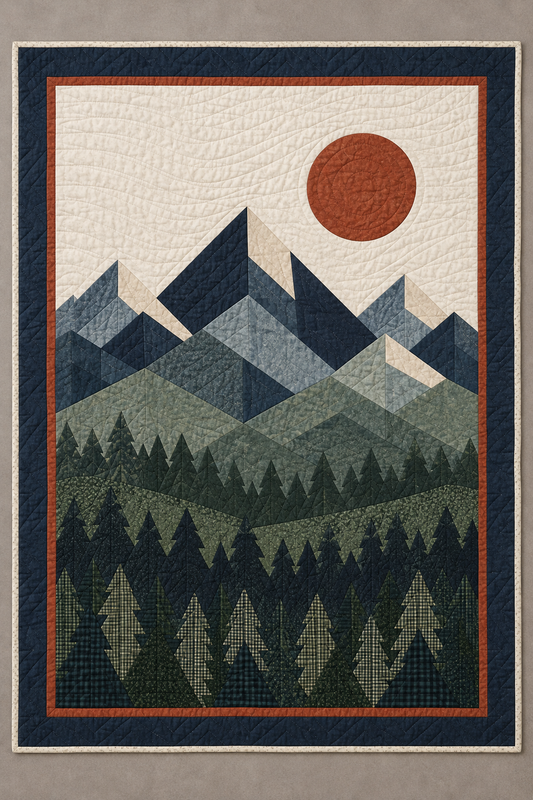 Mountain Sunrise TD101026064 Quilt Blanket