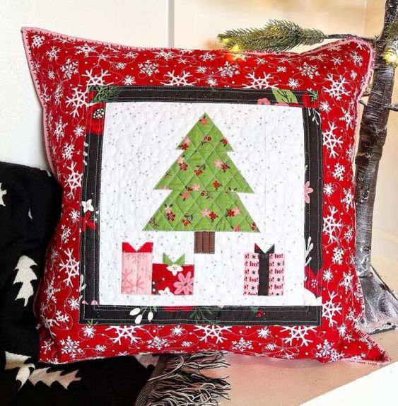 Christmas Tree CLA080424097 Quilted Pillow Case