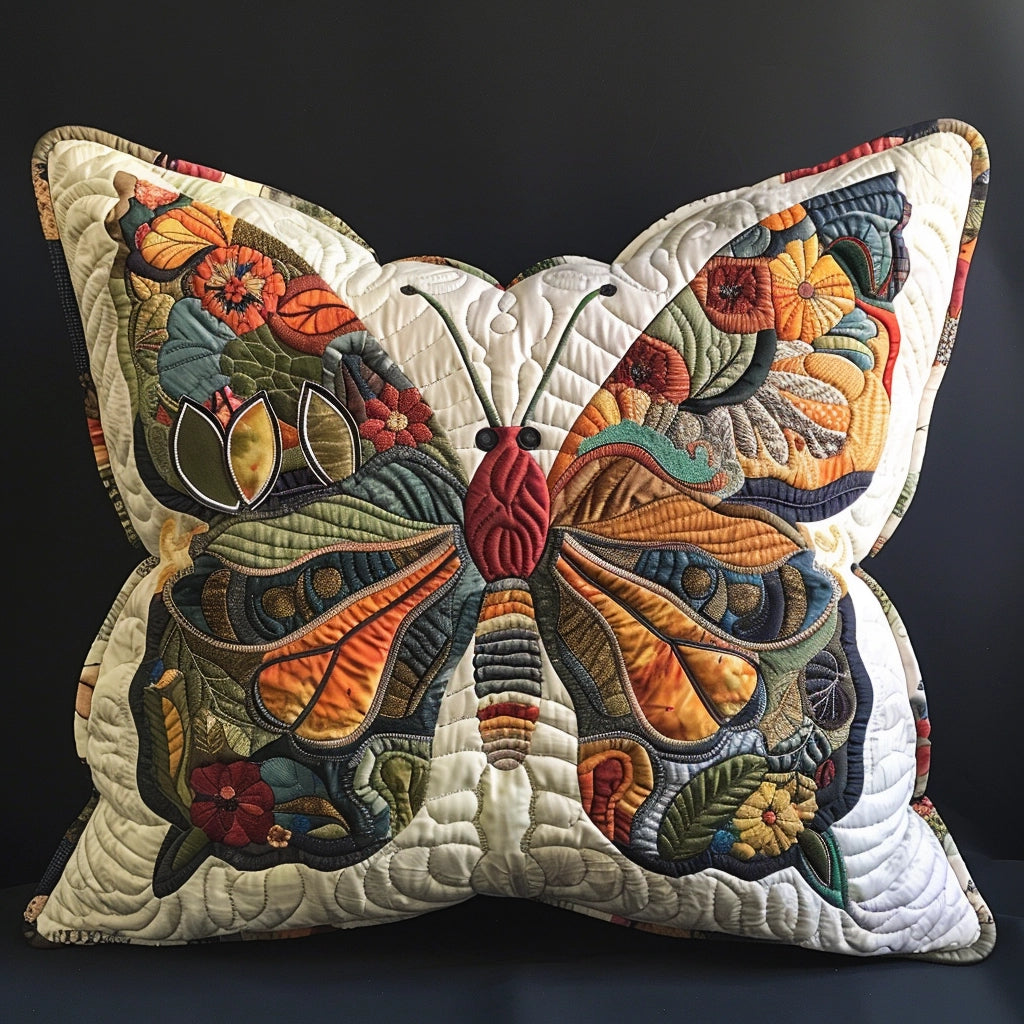 Butterfly TAI240424136 Quilted Pillow Case