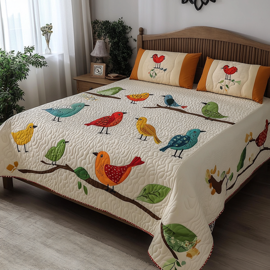 Birds TAI251124026 Quilt Bedding Set