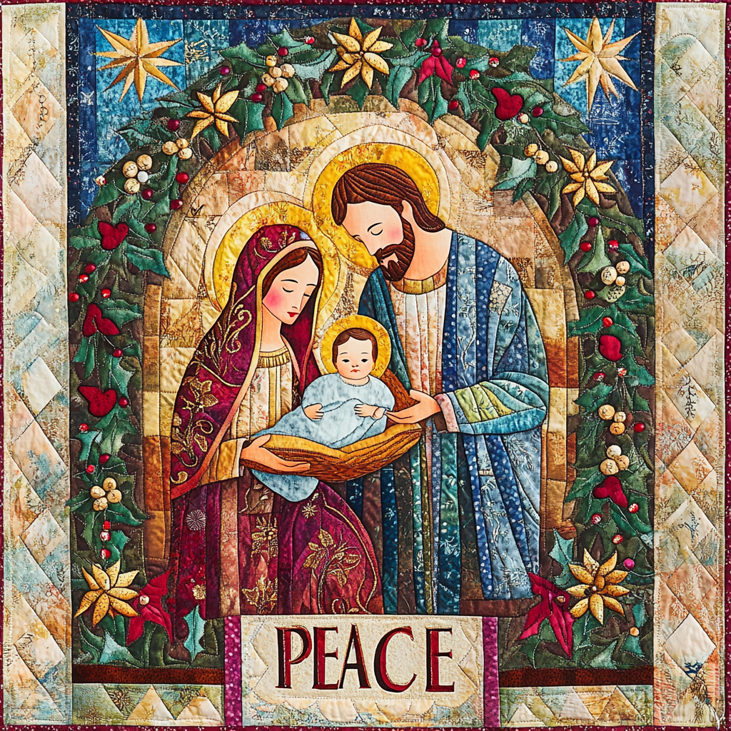 Nativity Scene TAI041024402 Quilt Blanket