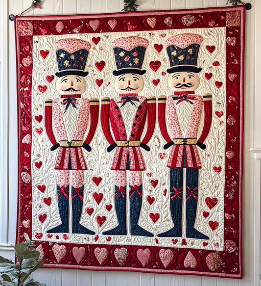 Valentine Nutcracker DAI090125129 Quilt Blanket