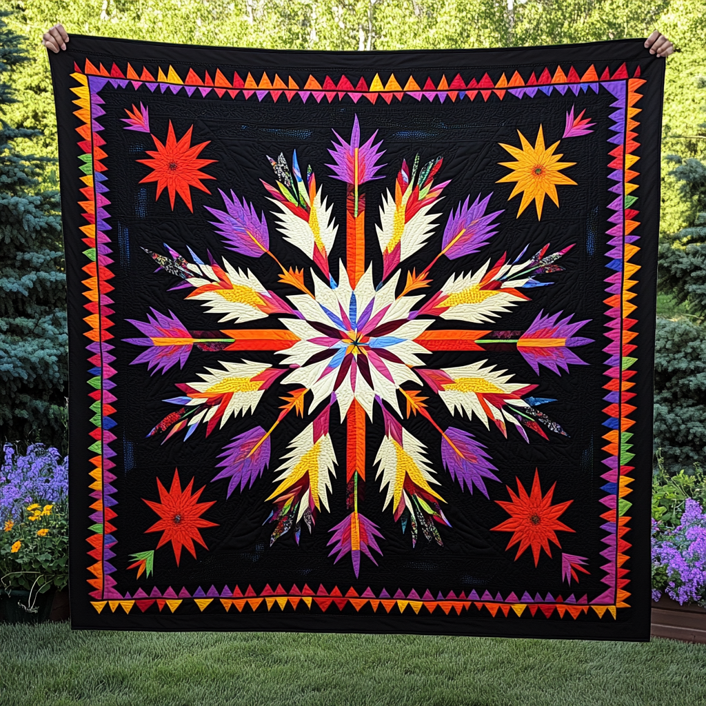 Native Feather TAI091024164 Quilt Blanket