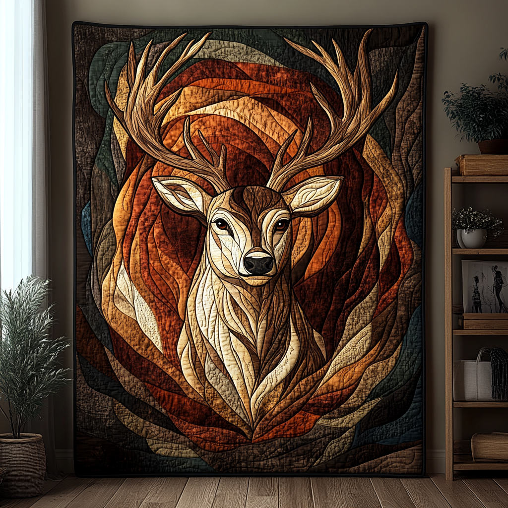 Majestic Deer TAI201124388 Quilt Blanket