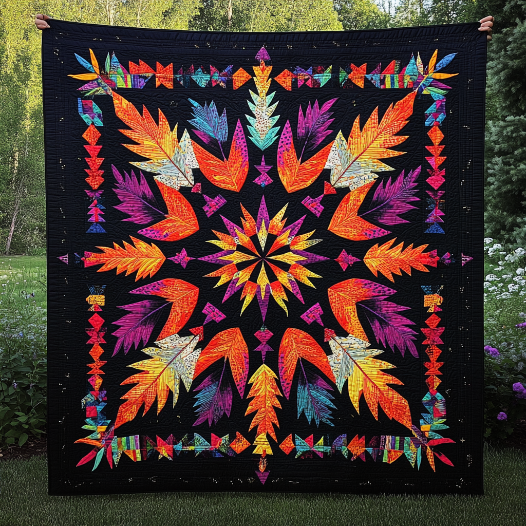 Native Feather TAI091024161 Quilt Blanket