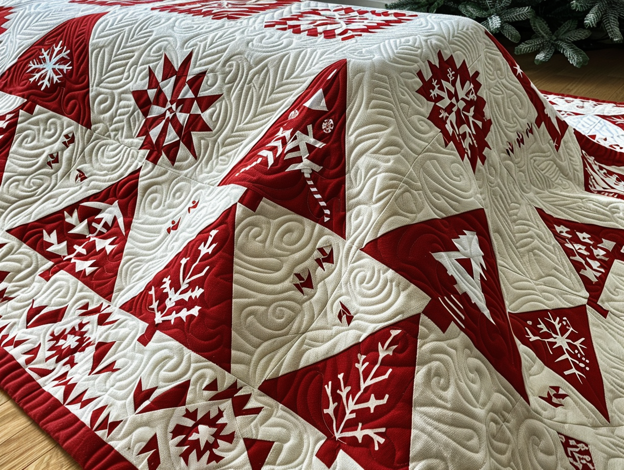 Christmas Tree TAI040624030 Quilt Blanket