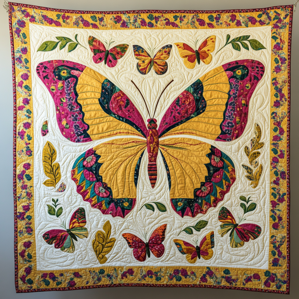 Butterfly DAI070824039 Quilt Blanket